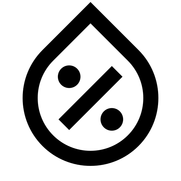 Water Percent Line