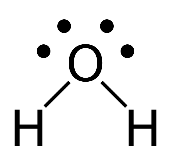 Water With 4 Single Electrons