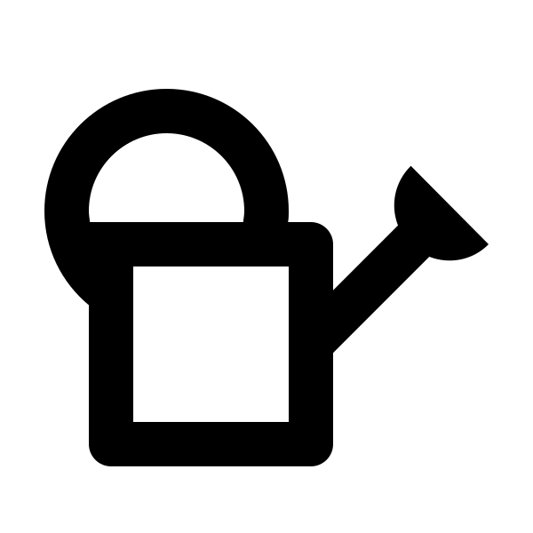 Watering Can Outline