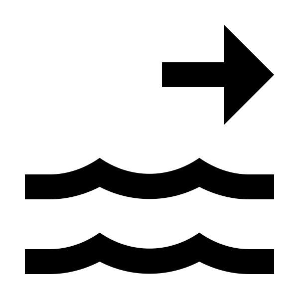 Waves Arrow Right
