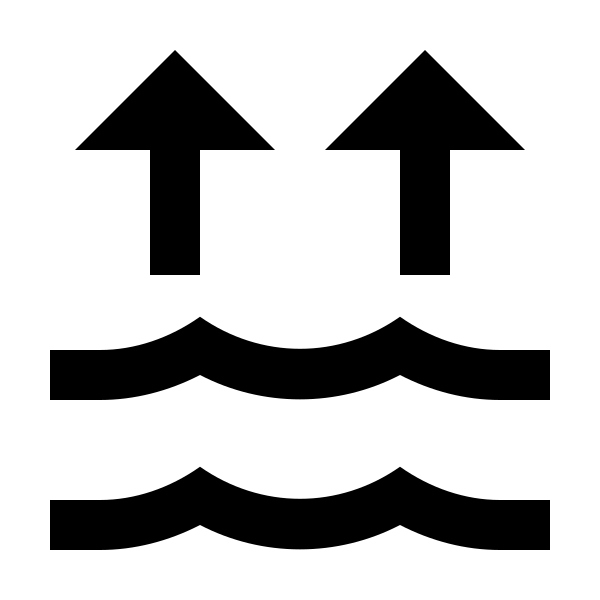 Waves Arrow Up
