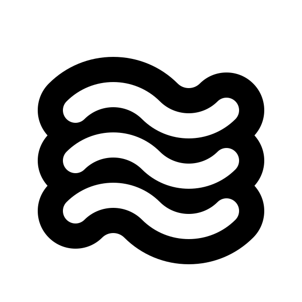 Waves Outline Vector