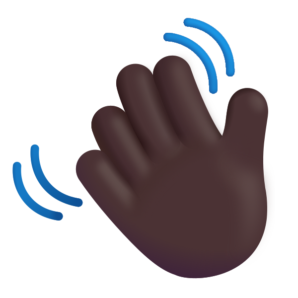 Waving Hand Color Dark