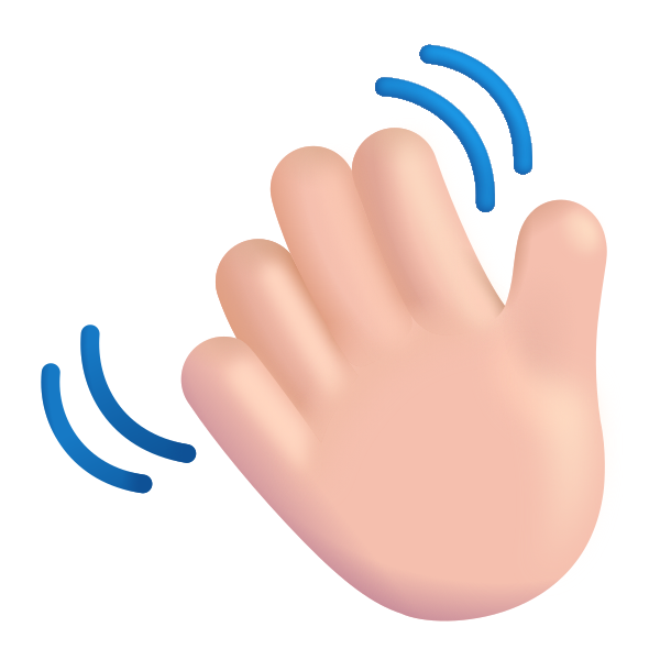 Waving Hand Color Light