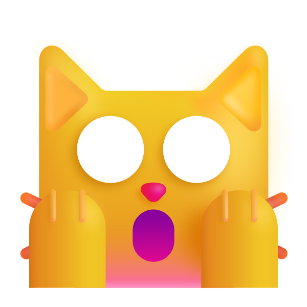 Weary Cat Color Vector