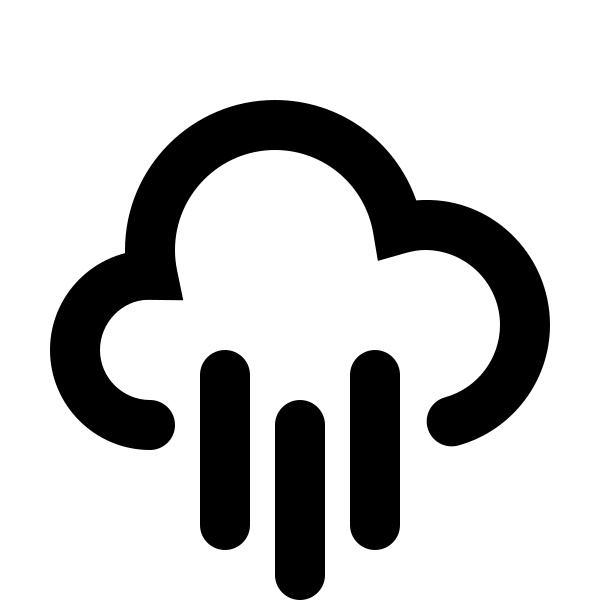 Weather Downpour Vector