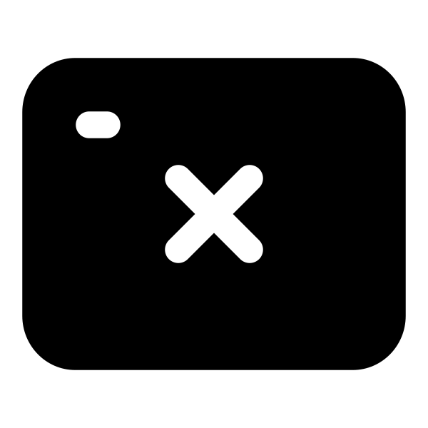 Web Window Xmark Vector