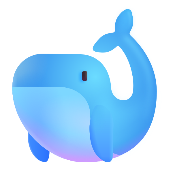Whale Color Vector
