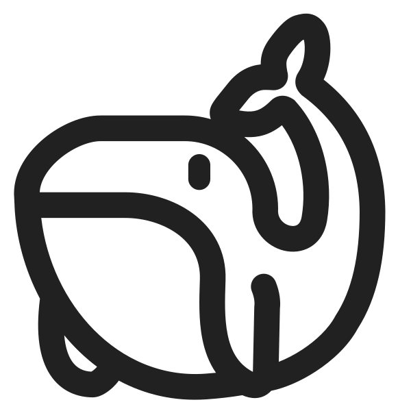 Whale High Contrast Vector