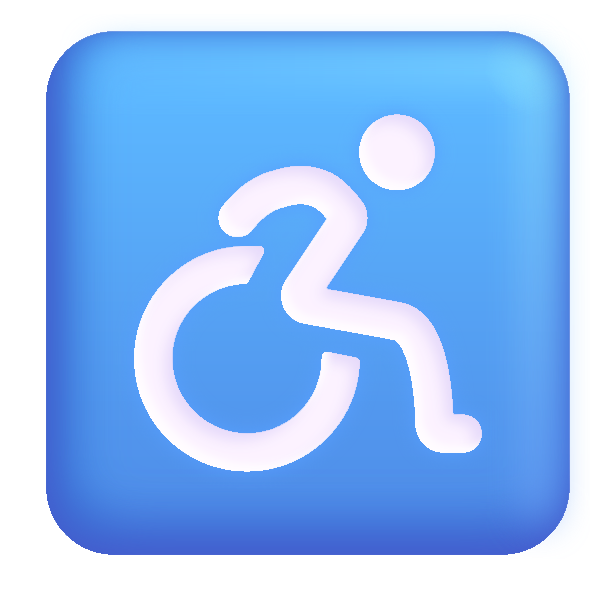 Wheelchair Symbol Color Vector