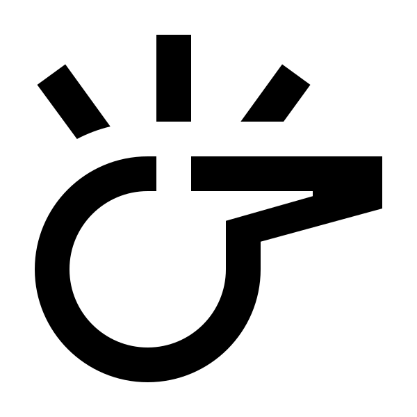 Whistle Outline