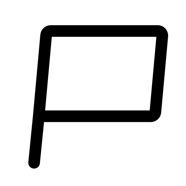White Flag Vector