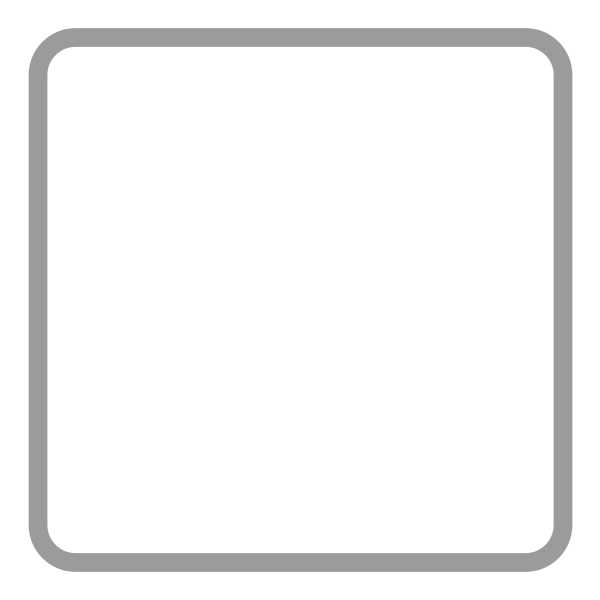 White Large Square Flat Vector