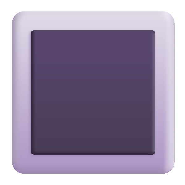 White Square Button Color Vector