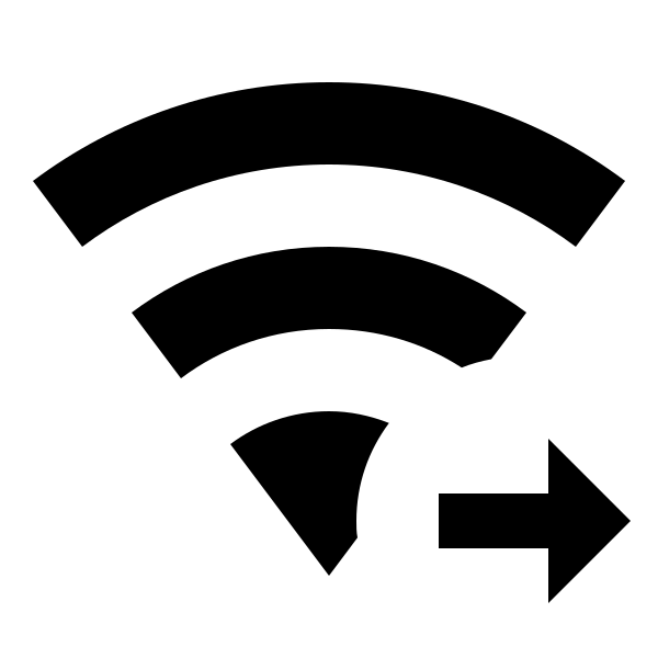 Wifi Arrow Right