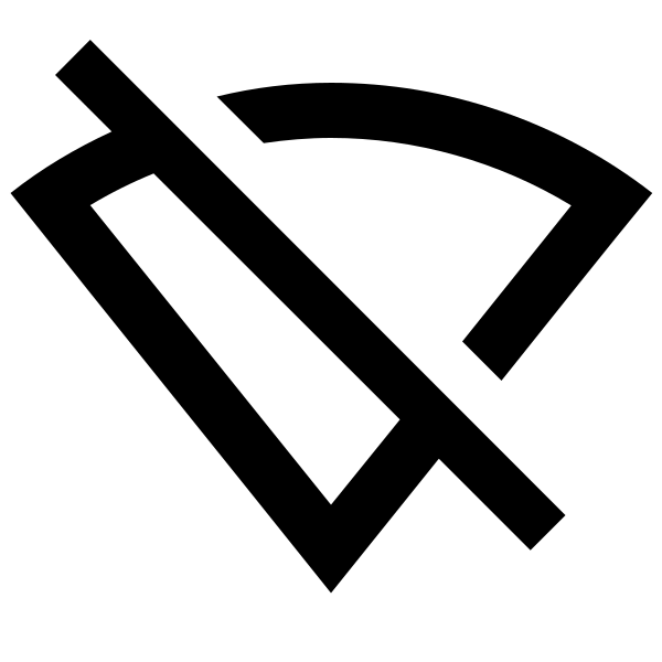 Wifi Strength Off Outline