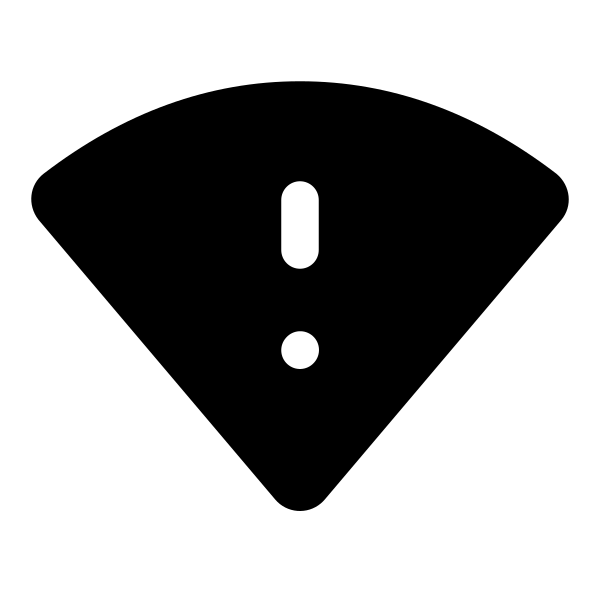 Wifi Warning Vector