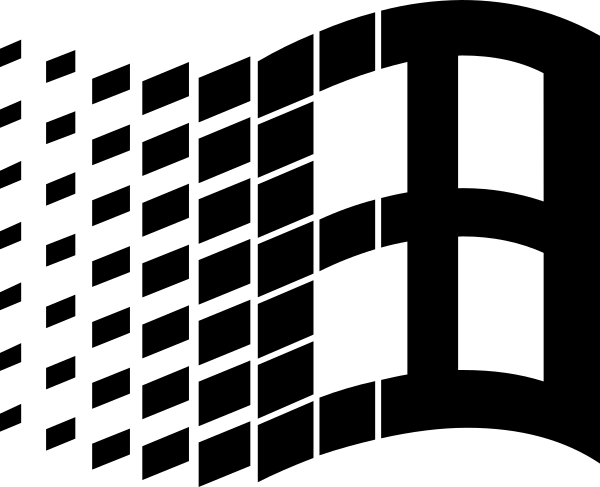 Windows Logo (1991, Black)