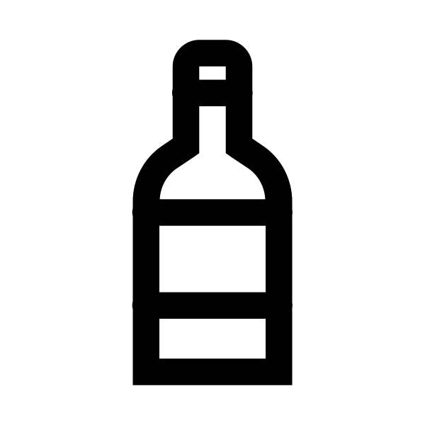 Wine Bottle Solid Vector