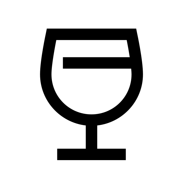 Wine Glass Alt Solid Vector