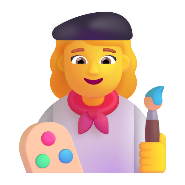 Woman Artist Color Default
