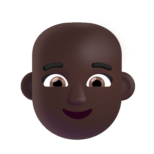 Woman Bald Color Dark Vector
