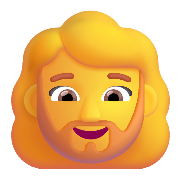 Woman Beard Color Default