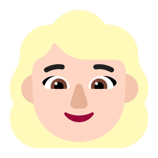 Woman Blonde Hair Flat Light