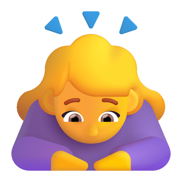 Woman Bowing Color Default Vector