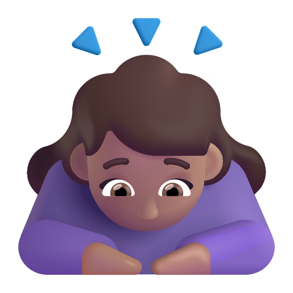 Woman Bowing Color Medium