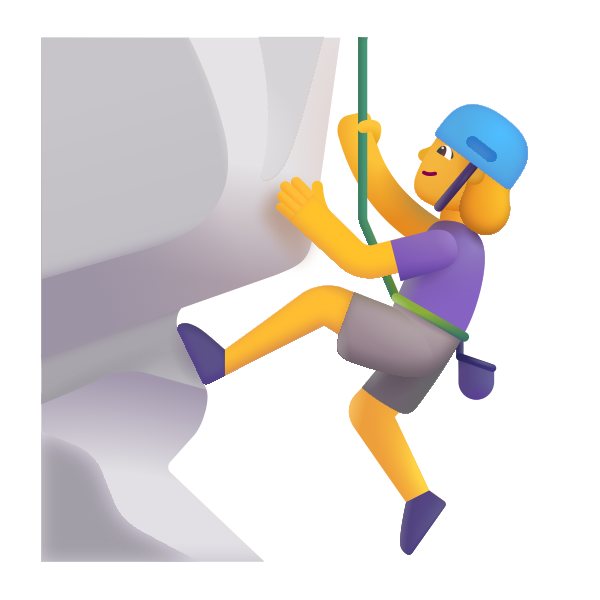 Woman Climbing Color Default