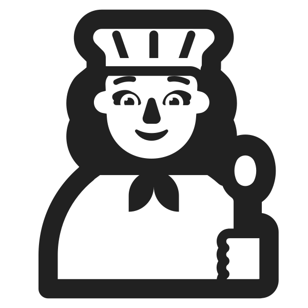 Woman Cook High Contrast Default
