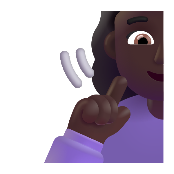 Woman Deaf Color Dark