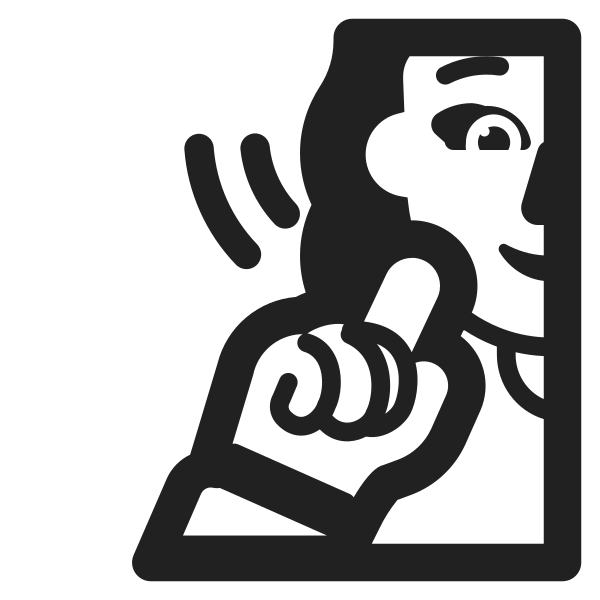 Woman Deaf High Contrast Default