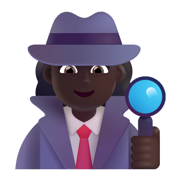 Woman Detective Color Dark