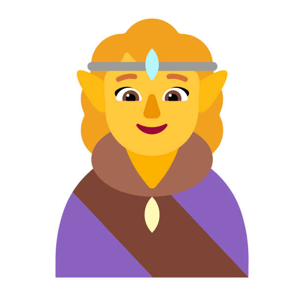 Woman Elf Flat Default Vector