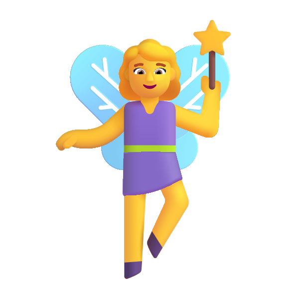 Woman Fairy Color Default Vector