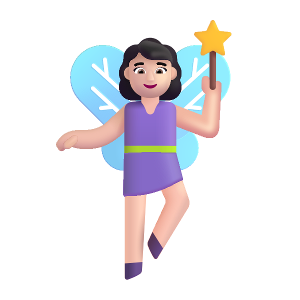 Woman Fairy Color Light