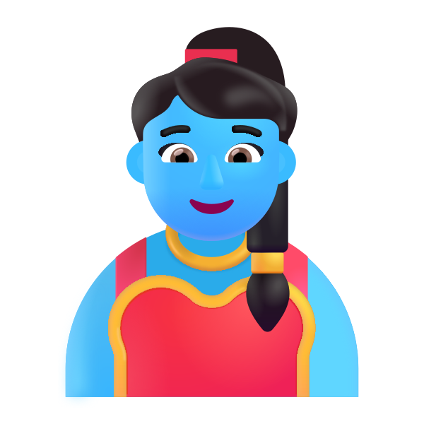 Woman Genie Color Vector