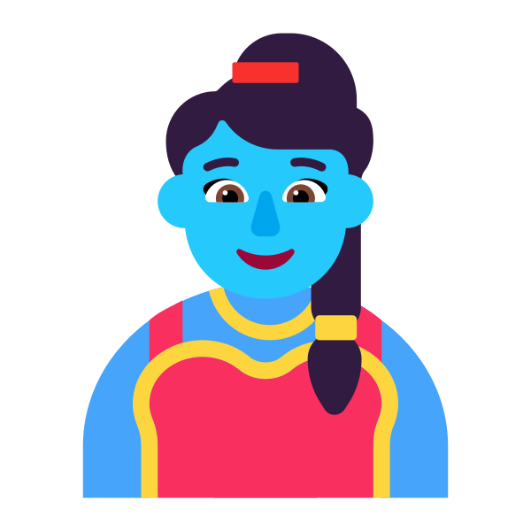 Woman Genie Flat Vector