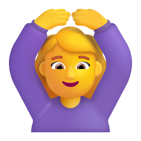 Woman Gesturing Ok Color Default Vector