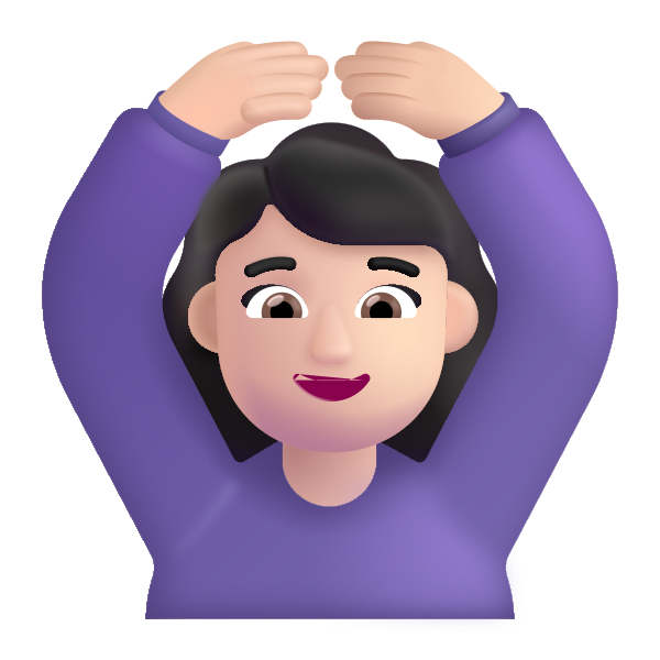 Woman Gesturing Ok Color Light Vector