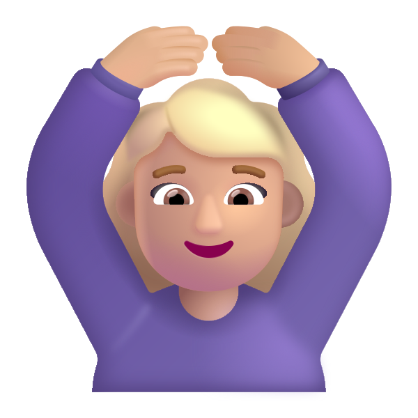 Woman Gesturing Ok Color Medium Light