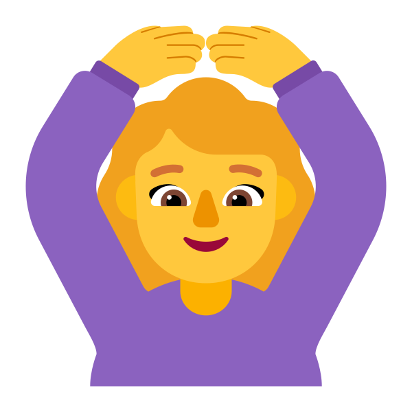 Woman Gesturing Ok Flat Default Vector