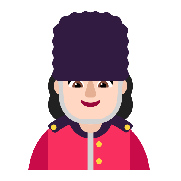Woman Guard Flat Light