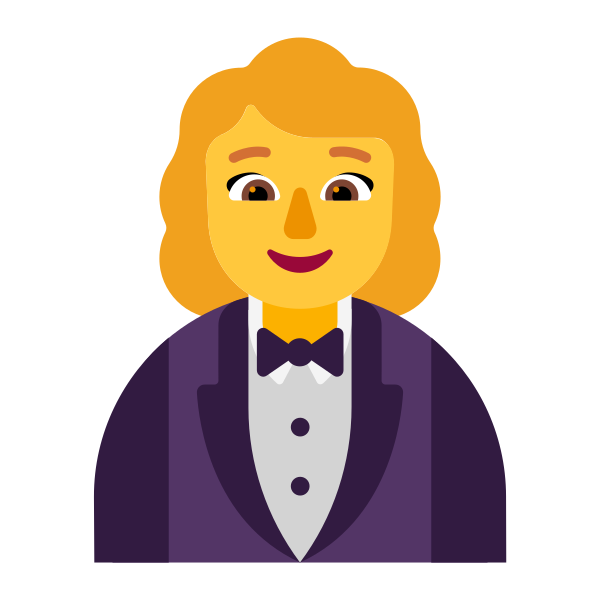 Woman In Tuxedo Flat Default