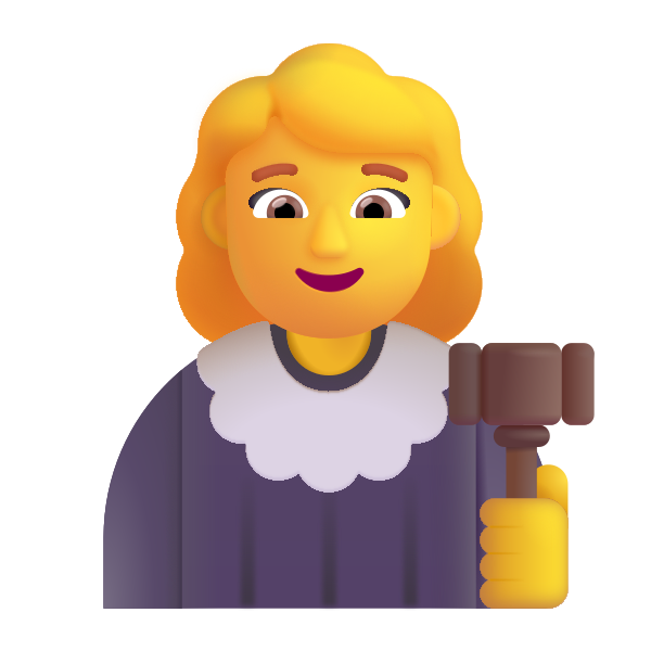 Woman Judge Color Default