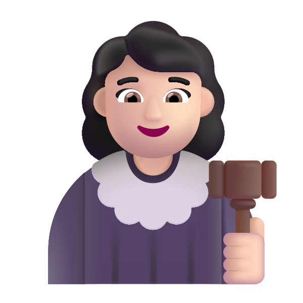 Woman Judge Color Light