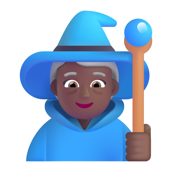 Woman Mage Color Medium Dark