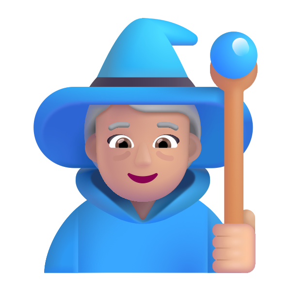 Woman Mage Color Medium Light